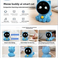 روبوت MeowPal المكتبي EchoEar Xiao Zhi للتحكم الصوتي بالذكاء الاصطناعي، رفيق ذكي على شكل حيوان أليف لطيف، مع ميزة DeepSeek للحوار الذكي ومؤقت بومودورو
