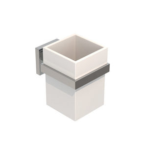 Soporte para cepillos de dientes Mod Trend negro mate 8x11x10.9 cm accesorio de baño para montar en la pared - Product Image 1