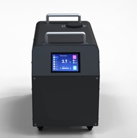 Enfriador de baño de hielo 4 en 1 con Control de aplicación 1KW, 1HP, nueva pantalla LED de 7 pulgadas, recuperación WIFI, inmersión fría refrigerada por aire con bomba de filtro de ozono