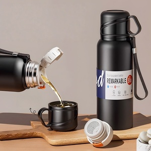 OEM 316 avec logo personnalisé, flasques à double paroi, thermos sous vide avec affichage <span class=keywords><strong>de</strong></span> la température - Product Image 1