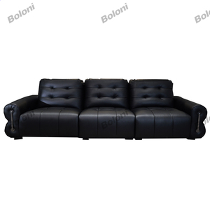 Boloni ، منتج جديد ، أثاث منزلي من مواد جلدية بسيطة ، شكل L I Sectional لغرفة المعيشة والفندق والمستشفى - Product Image 5