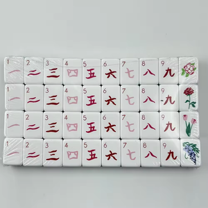 Jeu de Mahjong Américain Personnalisé avec Monogramme, en Acrylique, Style Américain, Tuiles de Mahjong Américaines - Product Image 4