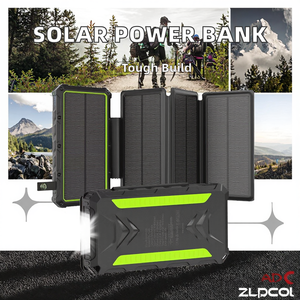 Chargeur de téléphone portable solaire sans fil portable de camping en plein air personnalisé, mini, haute capacité, double USB, étanche, 20000 mAh, 18 W, <span class=keywords><strong>super</strong></span> rapide - Product Image 2