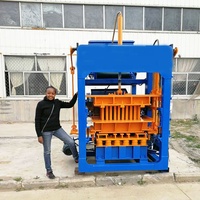 Machine de fabrication de blocs entièrement automatique QT4-15 pour blocs de béton, blocs creux et briques – Produits turcs