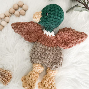 Copertina di Sicurezza per Neonati in Morbidissimo Ciniglia con Design a Dinosauro all'Uncinetto, Imbottita in Cotone PP, Coperta Confortevole per Anniversario ODM - Product Image 4