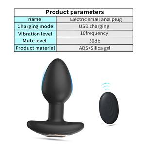 Masajeador de próstata para hombres, dispositivo Anal con Control remoto, tapón Anal, cerradura de trasero, impermeable, silencioso, 10 frecuencias, productos de masaje sexual masculino - Product Image 6