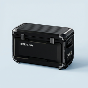 Réfrigérateur portable multifonctionnel à double zone de contrôle de température en alliage d'aluminium pour voiture et bateau, avec compartiment à compresseur 12V - Product Image 1