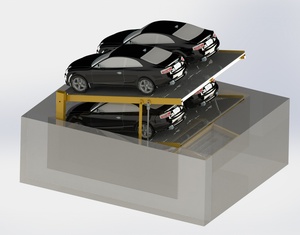 4 xe đôi rộng nền tảng thủy lực độc lập Pit 2 bài hệ thống đỗ xe - Product Image 1