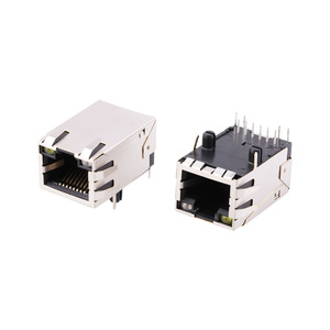 Siêu March Chất lượng cao 6P6C 1x4 cổng RJ11 Modular Jack màu vàng mà không cần magnetics RJ45 loại công nghiệp Ethernet kết nối - Product Image 3