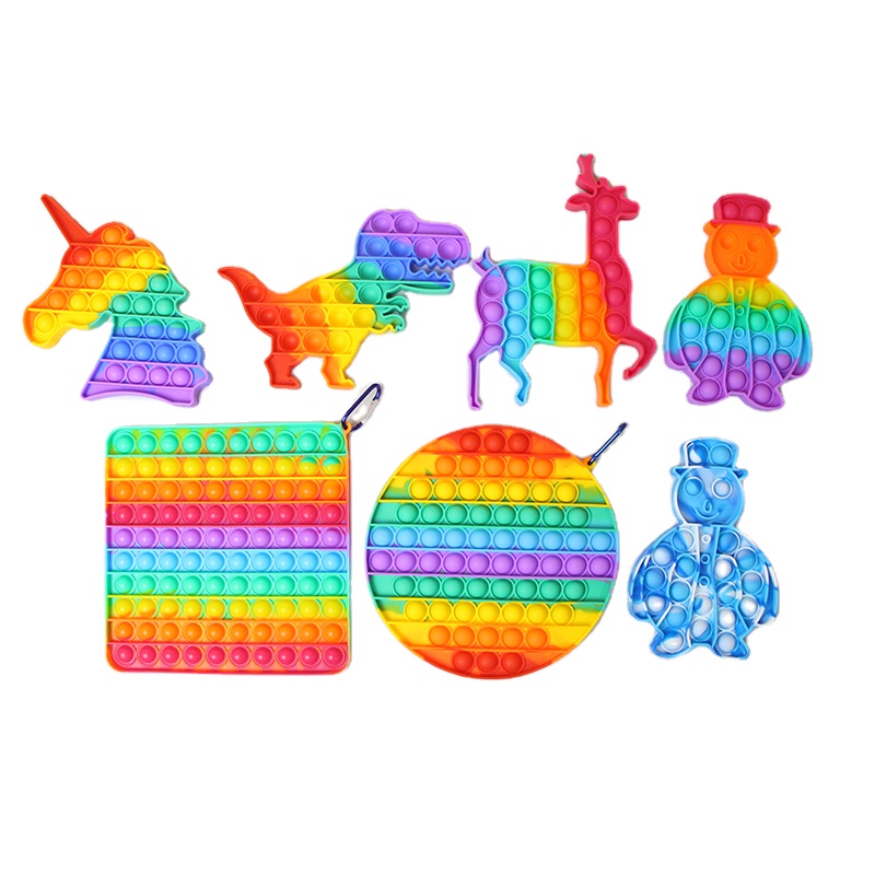 Лидер продаж, фиджет-антистресс из силикона с пузырьками, антистрессовая сенсорная игрушка, креативные игрушки для снятия стресса