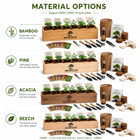 Kit d'arbre bonsaï DIY, artisanat de jardinage d'intérieur, kit de démarrage complet de 22 pièces, 5 variétés de graines de bonsaï japonais