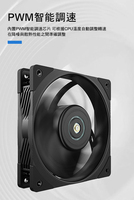 Ventilateur de boîtier d'ordinateur silencieux Speedy 120 mm, refroidisseur à haut débit d'air, connecteur 4 broches, double roulement à billes, pour PC gaming, longue durée de vie