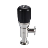 Mini soupape de sécurité en acier inoxydable 1/4 "filetage externe, soupape de surpression à ressort pour pipeline de compresseur d'air
