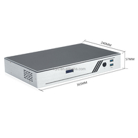 Alta compatibilidad ITX ESports Mini PC Desktop Case Todo aleación de aluminio Pequeño bastidor Chasis Producto en stock con puerto frontal USB