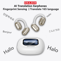 Headphone Nirkabel ERAZER XP2 AI dengan Layar LCD, Dukungan Kartu TF BT5.4, Kontrol Sentuh, Suara HiFi, Headset Olahraga, AI Real-Time
