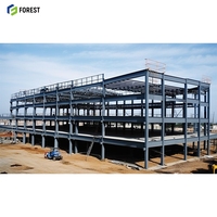Bâtiment modulaire préfabriqué écologique et robuste de grande hauteur avec structure en acier, système de plancher renforcé, services de soudage et de pliage