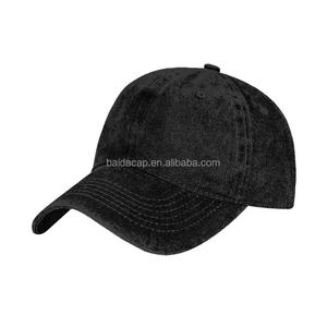 Gorra de Béisbol Personalizada de 6 Paneles, Sin Estructura, de Gamuza, Venta al Por Mayor de Fábrica, Gorra Deportiva con Bordado 3D - Product Image 4