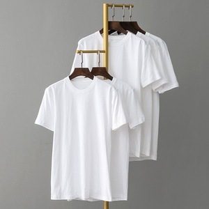 Camisetas Personalizadas Baratas con Logotipo, Ropa para Hombre, Color Sólido, Cuello Redondo, Algodón, Unisex - Product Image 2