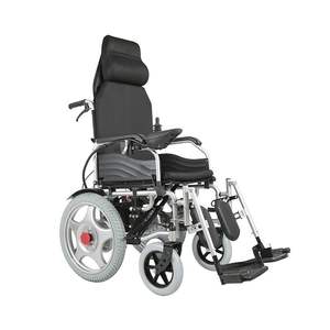Fauteuil roulant électrique pliable à dossier haut de 22 pouces, vente en gros - Product Image 6