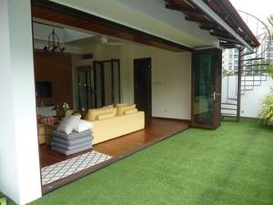 알루미늄 유리 접이식 도어 디자인 수평 이중 접이식 도어 접이식 도어 하드웨어 - Product Image 5