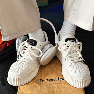 Zapatillas Deportivas Retro Casuales para Hombre, Primavera 2026, Diseño Panda en Blanco y Negro, Parte Superior de PU, Ligeras, a la Moda, con Cordones, para Caminar - Product Image 6
