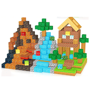 Từ Khối Xây Dựng Nam Châm Cubes 2025 Nâng Cấp Xếp Chồng Nam Châm Cho Trẻ Em Rừng Sông Xây Dựng Trong Nhà Thân Cây Đồ Chơi - Product Image 2