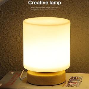 Modern Creative <b>Table</b> Lights Solid Wood Led Desk Lamps for Living Room Bedroom Bedside Indoor Lighting Fixture Decoration - Product Image 5