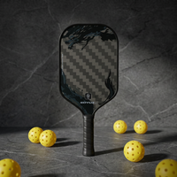 Raket Pickleball Permukaan Serat Karbon T700 Generasi Baru Bersertifikasi USAPA Inti Busa EPP Ringan