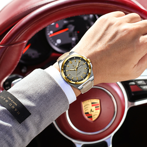 Poedagar 896 Orologio da Uomo Sportivo di Lusso Luminoso al Quarzo con Cinturino <span class=keywords><strong>in</strong></span> <span class=keywords><strong>Pelle</strong></span> Impermeabile - Product Image 5