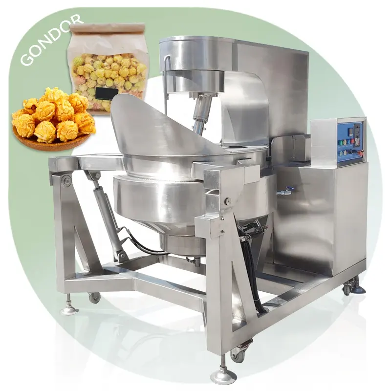 Bouilloire industrielle pour pop-corn Machine commerciale électrique automatique à pop-corn au caramel