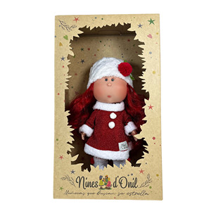 Spanish Fashion Excellent Wholesale Munecas Mia Xmas <b>Red</b> <b>Glitter</b> Custom Crochet Doll House For Kids Manufacturer - Product Image 2