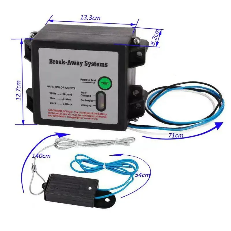 Sistem Breakaway-Battery Breakaway Kit 5 Amp (Seri HBA)-Trailer dari Isure Marine