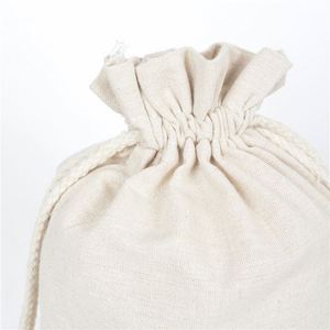 Customized Cotton Storage Drawstring Pouches 10*15cm New Year Party Wedding Gift Package Multi-Size Jewelry Shopping Crafts - Product Image 3