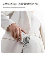 Support magnétique pour téléphone, anneau magnétique amovible, anneau magnétique pour téléphone en silicone imperméable pour coques iPhone et Android