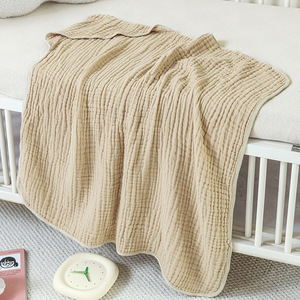 6 lapisan katun Muslin bayi berkerudung handuk lembut bedong bayi selimut 90*90cm - Product Image 1