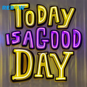 Décoration murale Rebow Company Enseigne au néon personnalisée avec logo LED imprimé UV - Product Image 2