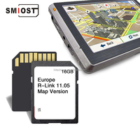 SMIOST CID SD Para pour Tomtom Carminat pour Renault Carte Grand Scenic 2011 Navigation Tom R Link 11.05 16GB