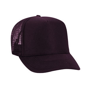 Vente en gros de chapeaux de camionneur de baseball brodés personnalisés Chapeaux de baseball vierges Hip Hop 5 panneaux de chapeaux de camionneur en maille vierge - Product Image 2