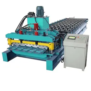 European Standard Automatic Used well Glazed Roller Color Roof Steel sheet Roll Forming Machine