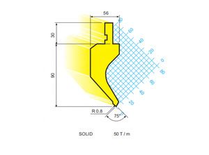 Amada Gaya Permukaan Perlakuan Panas 42CrMo CNC Mesin Bending OK Cetakan Kustomisasi Nonstandar - Product Image 6