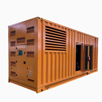 Groupe électrogène conteneurisé certifié CE de 1000 kVA, 1500 kVA, 1800 kVA, 2000 kVA, avec rapport de test complet