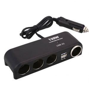 Multifunction Car Charger <strong>Cigarette</strong> <strong>Lighter</strong> 2.1A <strong>USB</strong> Fast Charger Splitter <strong>Socket</strong> - Product Image 1