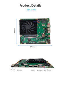 Placa Base Mini ITX Delgada con Procesador EVUC Core I5 1145G7 de Cuatro Núcleos para PC Todo en Uno, Placa Base Mini ITX Industrial Integrada I5 Dual DDR4 - Product Image 6