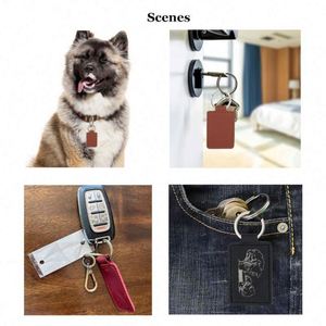 Cadeaux promotionnels, porte-clés personnalisés en cuir PU rond de petite taille, gravure au laser, impression offset, accessoires pour porte-clés pour la sublimation - Product Image 5