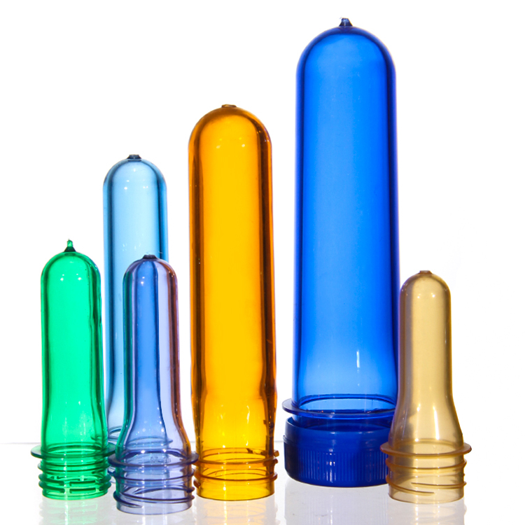 Оптовая продажа, 100 мл, 150 мл, 200 мл, круглые пластиковые бутылки с крышками из прозрачной воды