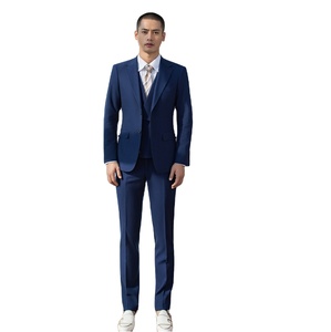 High Quality Custom Formal Business Men Suits Navy <strong>Blue</strong> Suits for Wedding Party <strong>Wear</strong> - Product Image 1