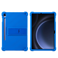 Ayarlanabilir Kickstand Samsung kılıfı Galaxy Tab S10 FE artı 2025 13.1 "SM-X620 X626B çok açıları çocuklar güvenli yumuşak silikon kapak