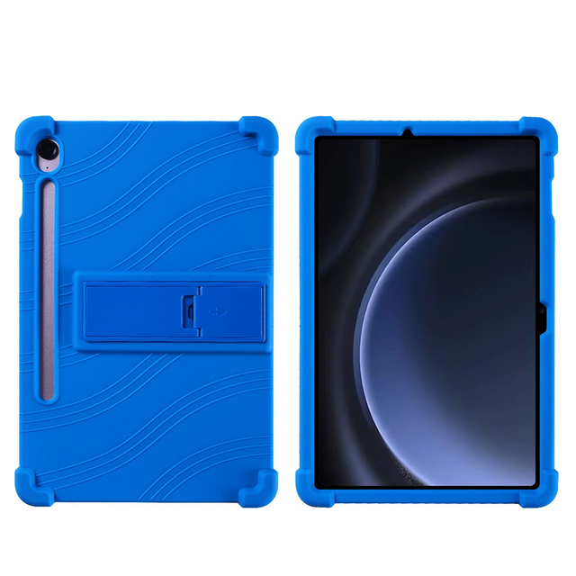 Adjustable Kickstand Case for Samsung Galaxy Tab S10 FE Plus 2025 13.1" SM-X620 X626B Multi Angles Kids Safe Soft Silicone Cover
