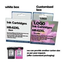 Tinta Compatible HP 62XL para Cartucho para Impresoras HP Envy 5540 5542 5640 7640 con el Chip Inteligente Más Reciente
