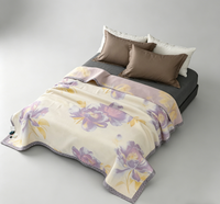 Literie italienne de luxe écologique en peluche douce tissée - Charme Tang